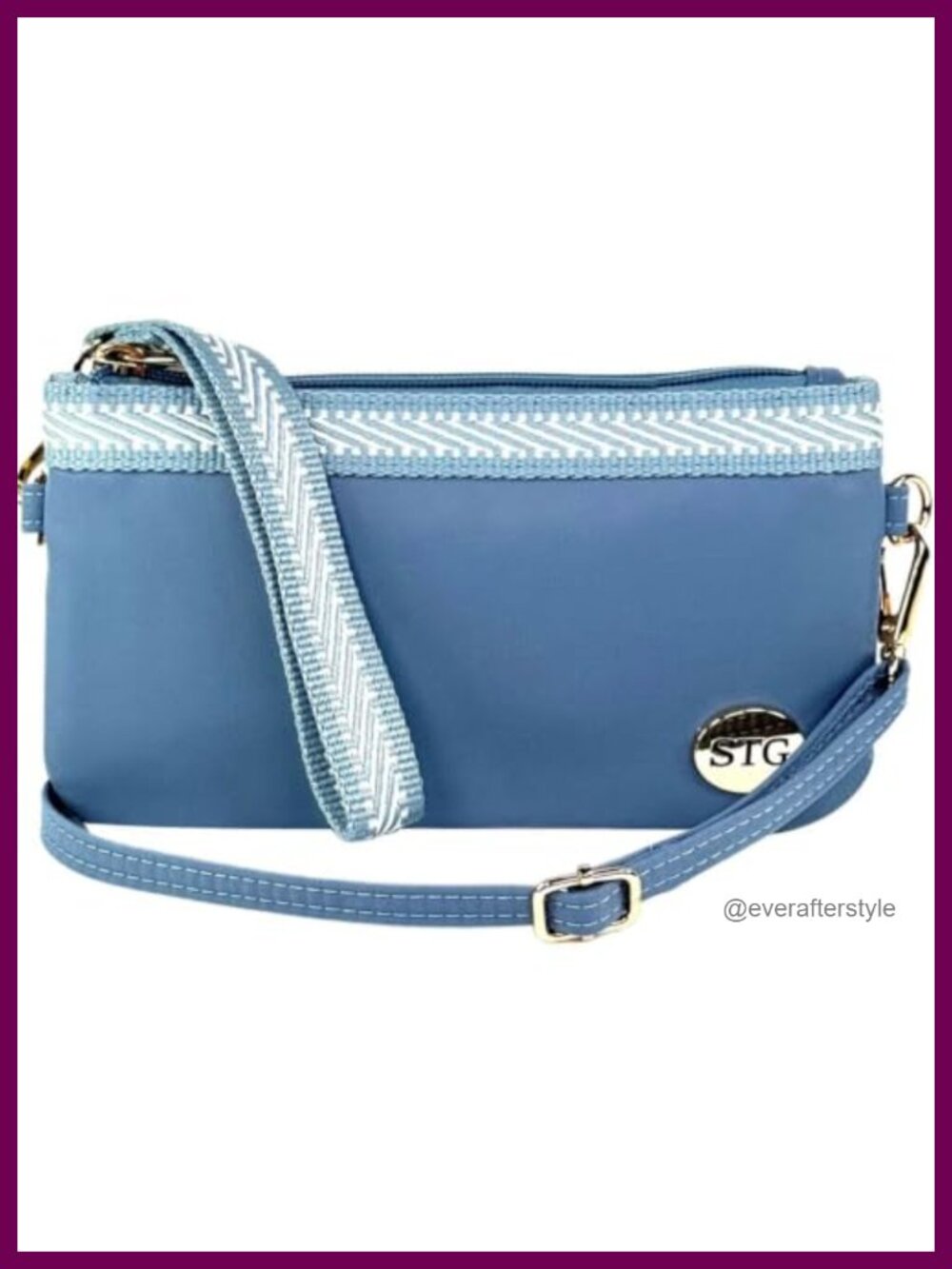 3-in-1 RFID Crossbody Wristlet Clutch Purse Touchscreen Phone Bag
